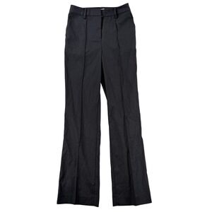 ONE MILE Dress Pants Womens 4 Dark Gray Straight Leg‎ Twill Stretch Work Office